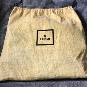 Vintage Authentic Monogrammed Fendi Bag